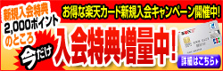 楽天カードは年会費無料！入会キャンペーン実施中！